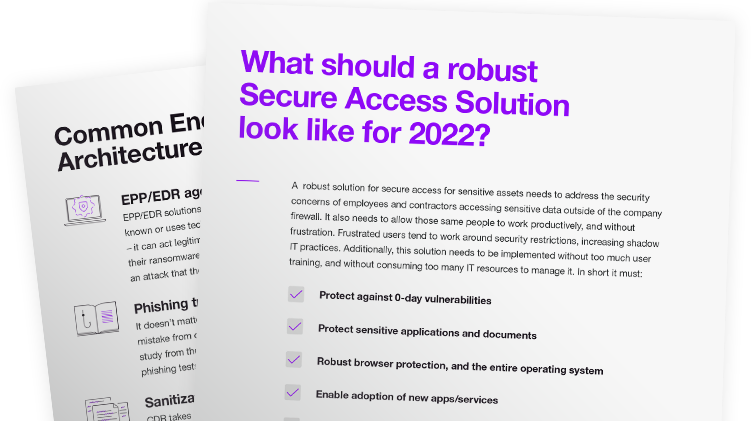 Protecting Access to Sensitive Corporate Applications and Data